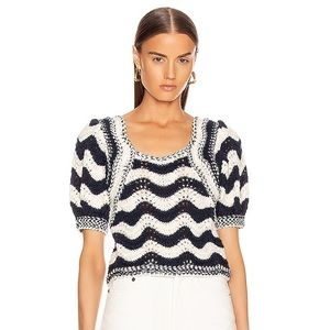 Ulla Johnson Luciana Wave Stripe Sweater